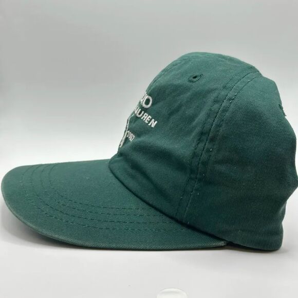 Vintage Polo Ralph Lauren Green Adjustable Hat Fragrance Gift - Picture 2 of 6